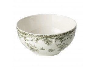 Bílá porcelánová servírovací miska Vintage Blossom - 14*14*6 cm