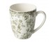 Bílý porcelánový hrneček Vintage Blossom - 9*9*11 cm J-Line by Jolipa