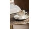 Bílý porcelánový šálek s podšálkem Vintage Blossom - 9*9*7 cm J-Line by Jolipa
