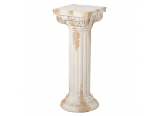 Béžový antik dekorační sloup pod květiny Antiqou French - 35*35*92 cm