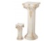 Béžový antik dekorační sloup pod květiny Antiqou - 35*35*92 cm J-Line by Jolipa