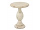 Béžový antik odkládací stůl Antiqou French - Ø 41*58 cm J-Line by Jolipa