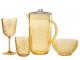 Meruňková plastová sklenička Aqua Apricot - Ø 9*10cm / 450ml J-Line by Jolipa