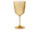 Meruňková plastová sklenička na noze Aqua Apricot - Ø 9*20cm / 400ml J-Line by Jolipa