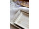 Latté melaminový podnos tácek Cassis - 60*22*4 cm Chic Antique
