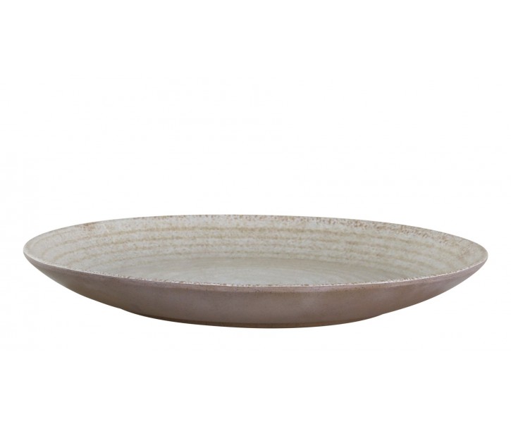 Latté melaminový jídelní talíř Cassis - Ø 25*3 cm Chic Antique