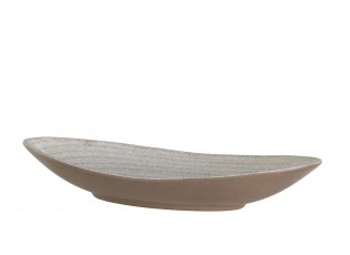 Latté melaminová oválná miska Cassis - 24*13*4 cm