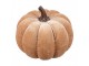 Béžová dekorační sametová dýně Pumpkin Velvet - Ø 6 cm Clayre & Eef