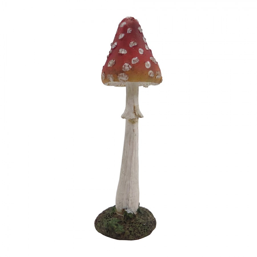 Dekorativní figurka muchomůrka - Ø 4*13 cm