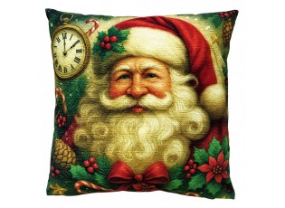 Dekorativní vánoční polštář Santa - 45*45*4 cm