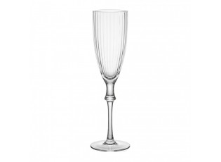 Sklenička na šampaňské s žebrováním - Ø 5*24 cm / 150 ml