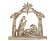 Přírodní Betlém s patinou Nativity - 28*5*30 cm J-Line by Jolipa