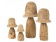 Přírodní dřevěná dekorace houba Mushroom S - Ø 15*32 cm J-Line by Jolipa