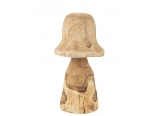 Přírodní dřevěná dekorace houba Mushroom M - Ø 20*42 cm