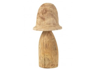 Přírodní dřevěná dekorace houba Mushroom XL - Ø 35*70 cm
