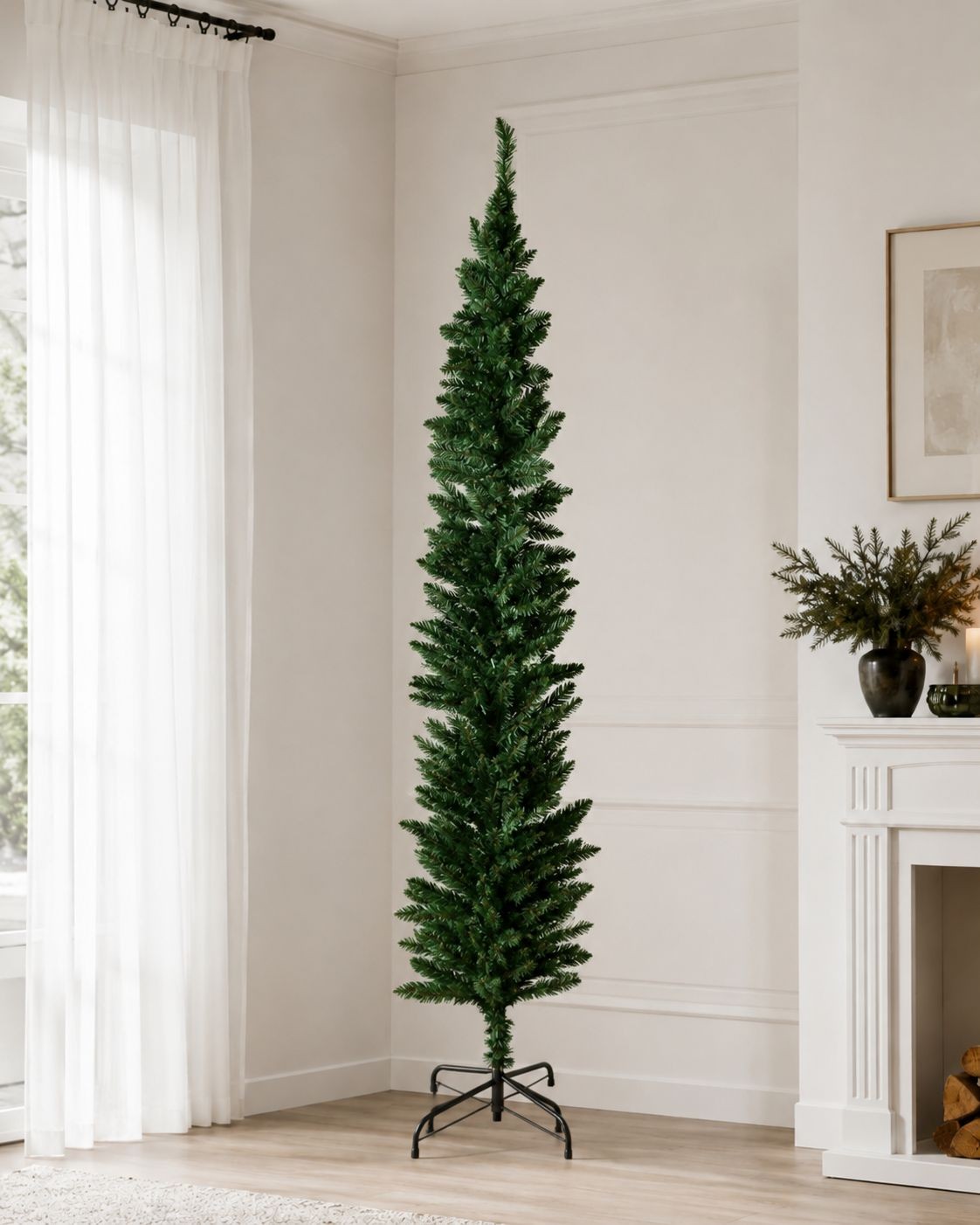 Zelený umělý vánoční stromek Christmas Tree - 50*50*210 cm Clayre & Eef Zelený umělý vánoční stromek Christmas Tree - 50*50*210 cm Clayre & Eef