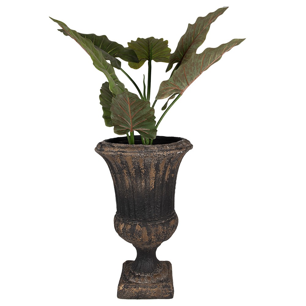 Granitový antik květináč v barokním stylu Baroque - Ø 33*52 cm Clayre & Eef Granitový antik květináč v barokním stylu Baroque - Ø 33*52 cm Clayre & Eef