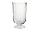 Transparentní skleněná váza s nepravidelným okrajem Simo - 16*12*30 cm J-Line by Jolipa