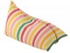Barevný sedací vak z recyklované bavlny Cocoon Stripes - 150*100*40 cm J-Line by Jolipa