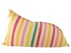 Barevný sedací vak z recyklované bavlny Cocoon Stripes - 150*100*40 cm J-Line by Jolipa