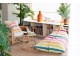 Barevný sedací vak z recyklované bavlny Cocoon Stripes - 150*100*40 cm J-Line by Jolipa