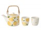 Set 2ks hrnek + konvička s citróny Casa Limone - 16*11*12 cm / 600 ml J-Line by Jolipa