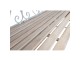 Bílá kovová lavice s patinou Tulipp - 110*50*90 cm Clayre & Eef