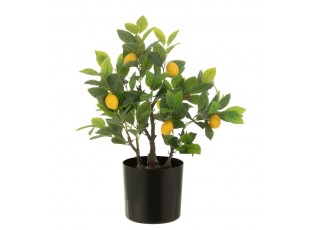 Dekorační umělá rostlina citrónovník v květináči Lemon Tree - 45*32*60 cm