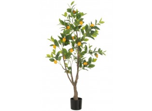 Dekorační umělá rostlina citrónovník v květináči Lemon Tree - 60*48*130 cm