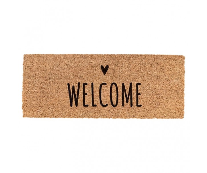 Kokosová rohožka Welcome - 75*22*2 cm Clayre & Eef