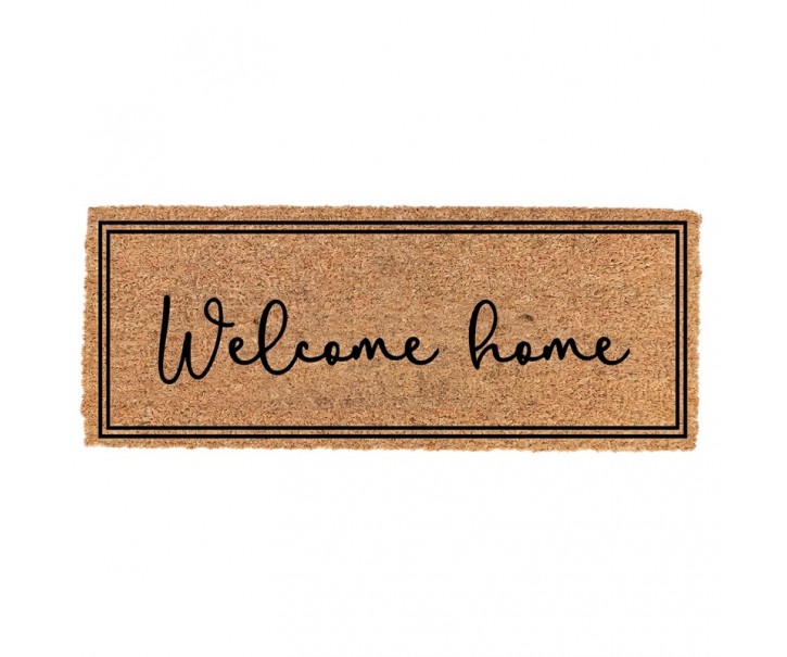 Kokosová rohožka Welcome Home - 75*22*2 cm Clayre & Eef