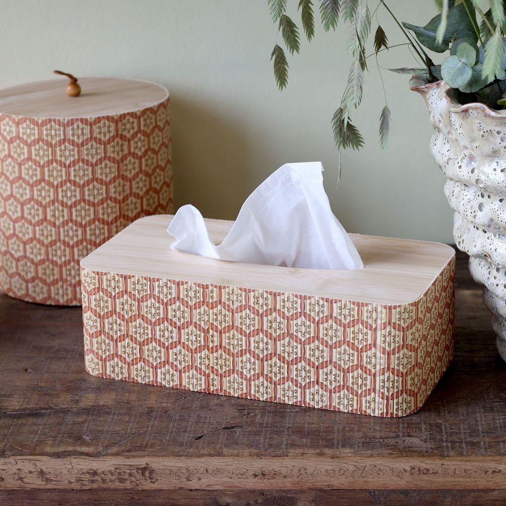 Bambusový zásobník na papírové kapesníky Amilly Box - 25*13*8 cm Chic Antique Bambusový zásobník na papírové kapesníky Amilly Box - 25*13*8 cm Chic Antique