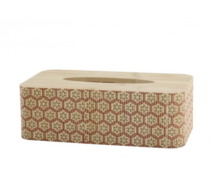 Bambusový zásobník na papírové kapesníky Amilly Box - 25*13*8 cm Chic Antique