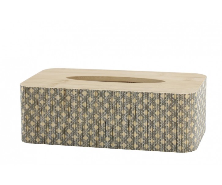 Bambusový zásobník na papírové kapesníky Amilly Box - 25*13*8 cm Chic Antique