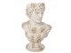 Béžový antik květináč busta Apollo Antiqou French - 49*31*78 cm J-Line by Jolipa