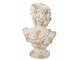 Béžový antik květináč busta Apollo Antiqou French - 49*31*78 cm J-Line by Jolipa