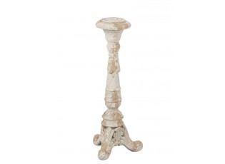 Béžový antik svícen Antiqou French - 17*16*44 cm