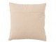 Béžový polštář s drhaným vzorem Macramé Cosy - 45*12*45 cm J-Line by Jolipa
