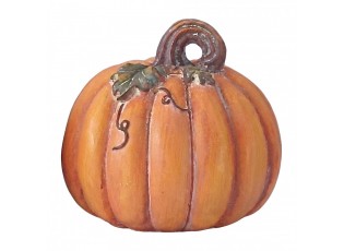 Oranžová antik dekorace dýně Pumpkin - Ø 22*22 cm