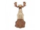 Vánoční figurka Sob ve slavnostní uniformě a korunce - 36*40*63 cm Clayre & Eef