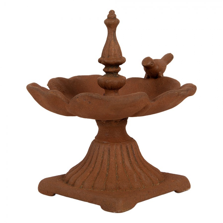Rustikální rezavé krmítko pro ptáčky - 17*11*12 cm Clayre & Eef Rustikální rezavé krmítko pro ptáčky - 17*11*12 cm Clayre & Eef
