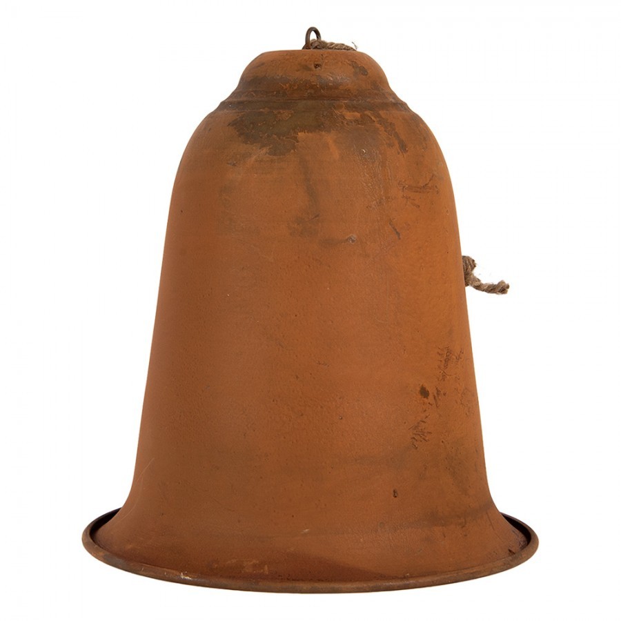 Rustikální rezavý závěsný zvonek Bell Rust M - Ø 15*17 cm Clayre & Eef Rustikální rezavý závěsný zvonek Bell Rust M - Ø 15*17 cm Clayre & Eef