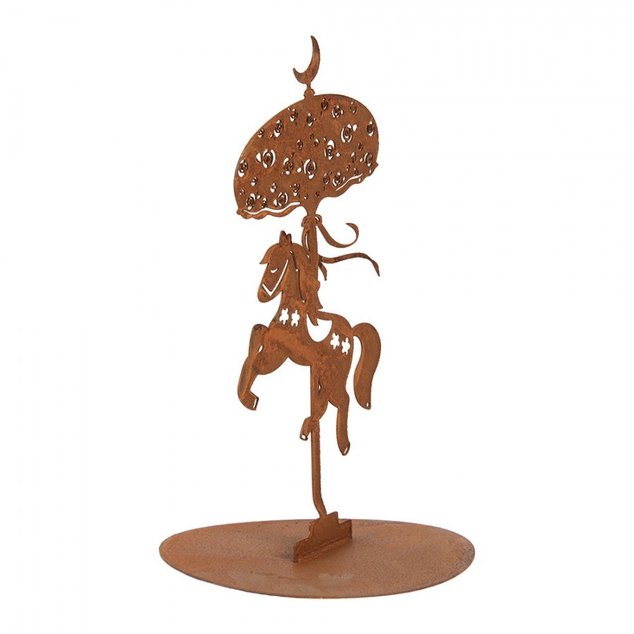 Rustikální rezavá dekorace koník Horse Rust - Ø 14*22 cm Clayre & Eef Rustikální rezavá dekorace koník Horse Rust - Ø 14*22 cm Clayre & Eef