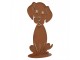 Rustikální rezavá dekorace pes Dog Rust - 13*11*20 cm Clayre & Eef