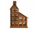 Rezavý svícen ve tvaru domku Rustic Charm - 22*11*32 cm Clayre & Eef