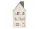 Kovový svícen domek s pískovým povrchem Raw Sand - 16*9*32 cm Clayre & Eef