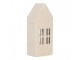 Kovový domek s pískovým povrchem Raw Sand - 5*4*11 cm Clayre & Eef