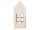 Kovový domek s pískovým povrchem Raw Sand - 5*4*11 cm Clayre & Eef