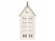 Kovový svícen domek s pískovým povrchem Raw Sand - 7*8*17 cm Clayre & Eef
