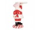 Vánoční figurka Santa Claus kuchař s podnosem – 21*14*27 cm Clayre & Eef